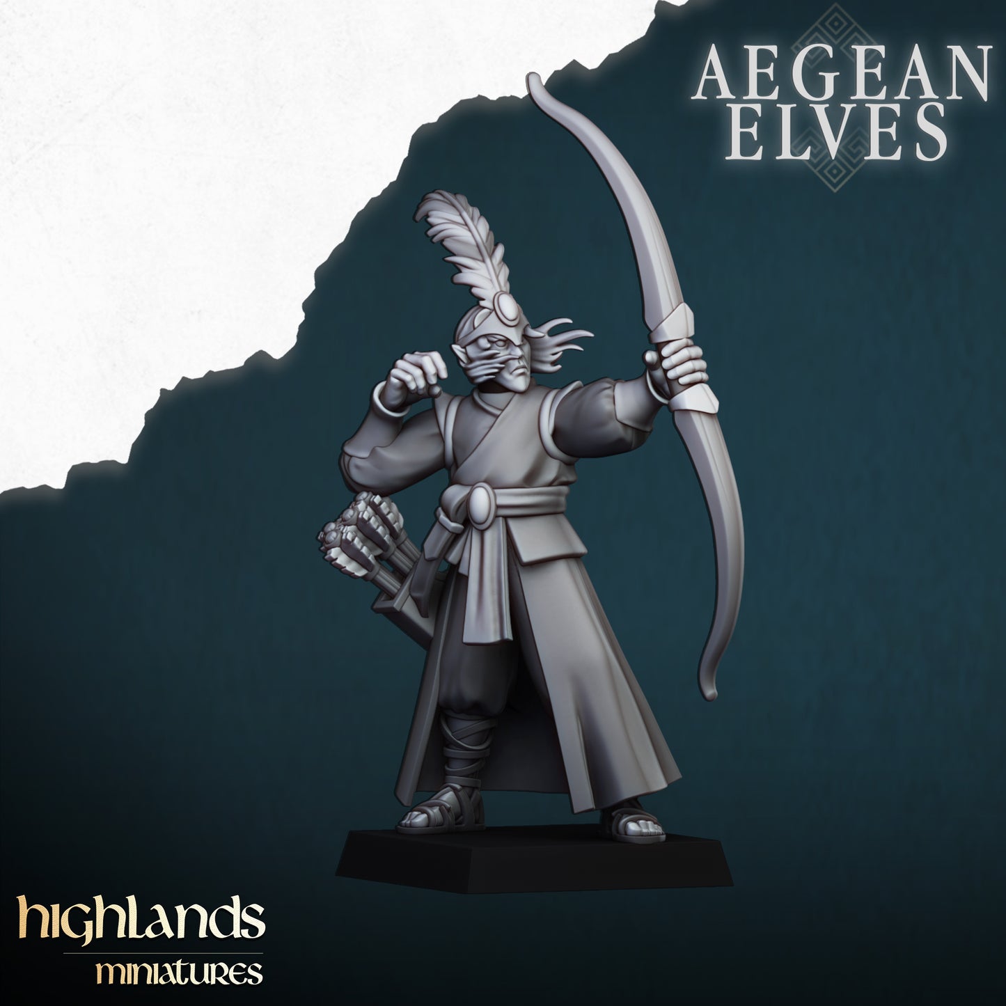 Aegean Elves Archers - Highlands Miniatures