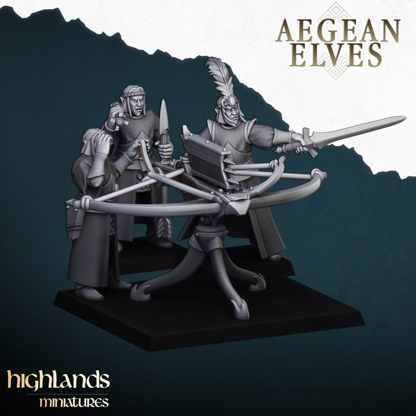 Aegean Elves Ballista - Highlands Miniatures