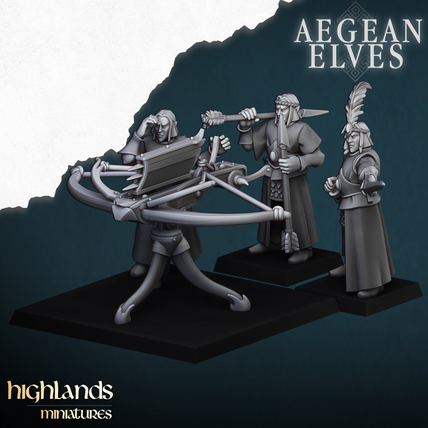 Aegean Elves Ballista - Highlands Miniatures