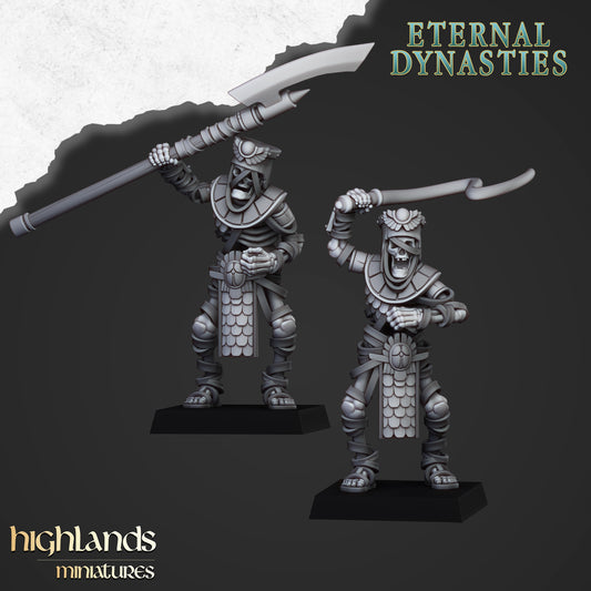 Ancient Guard Chariot Crew - Eternal Dynasties - Highlands Miniatures