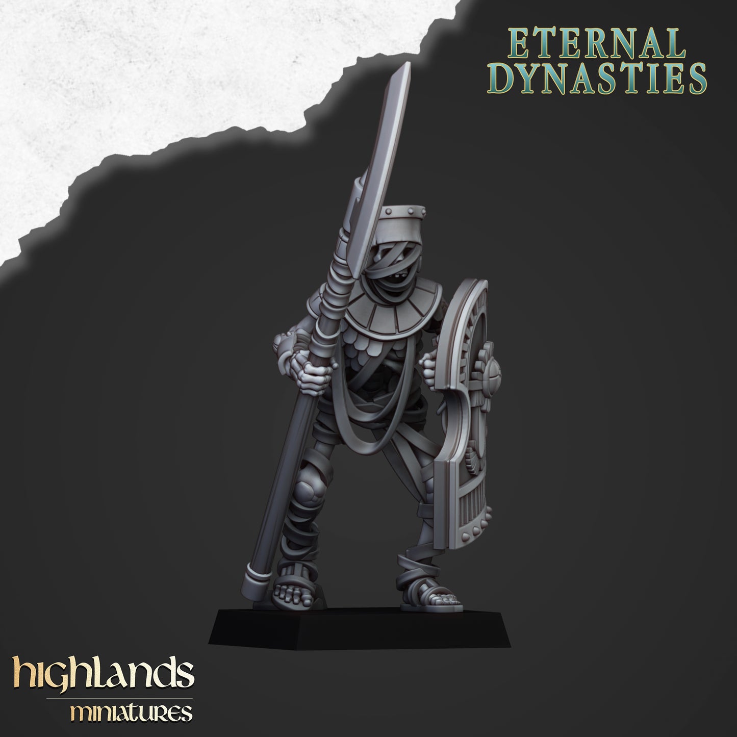 Ancient Guard with Halberds - Eternal Dynasties - Highlands Miniatures