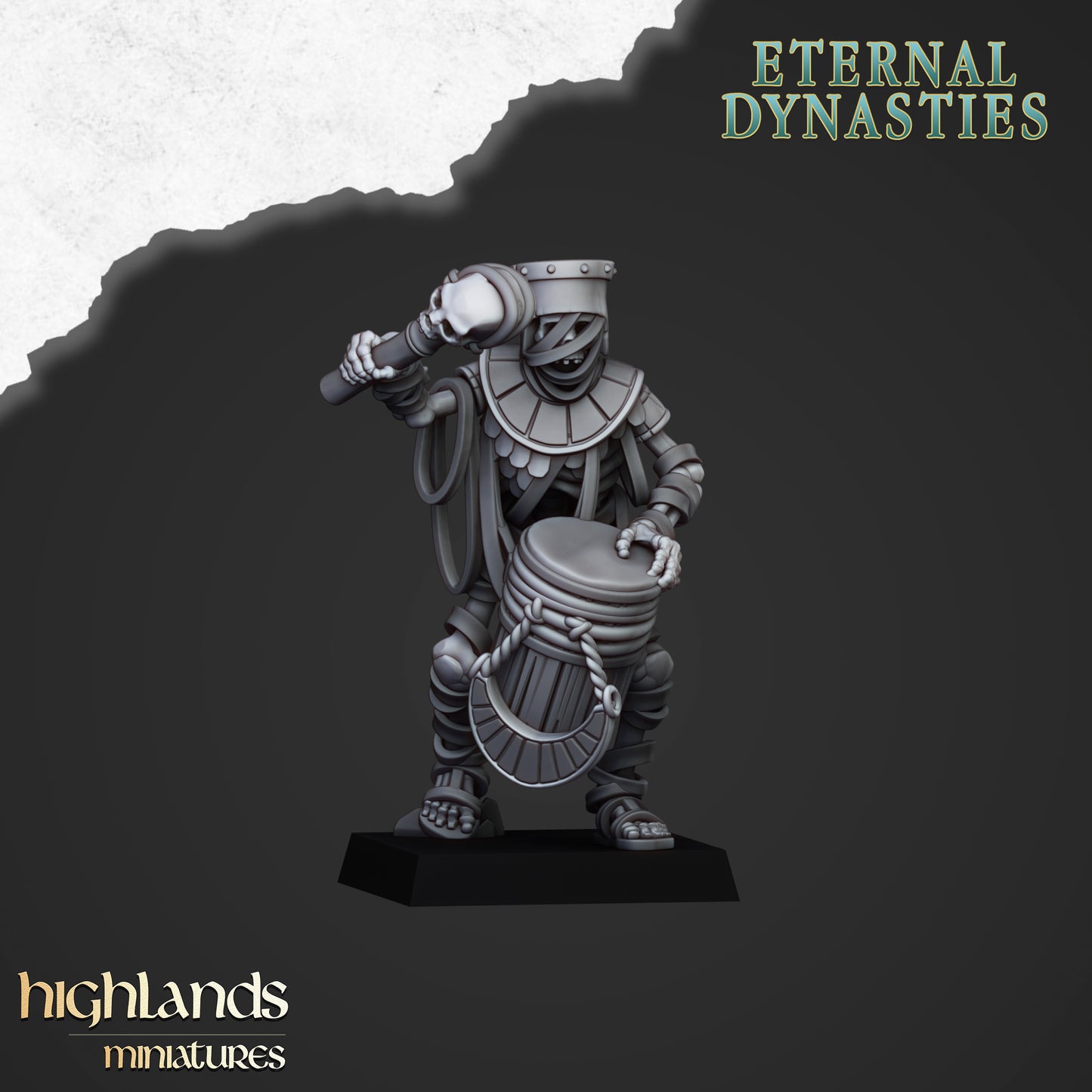 Garde antique avec hallebardes - Highlands Miniatures