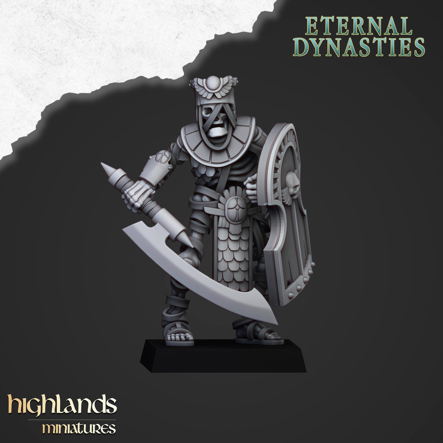 Ancient Guard with Swords - Eternal Dynasties - Highlands Miniatures