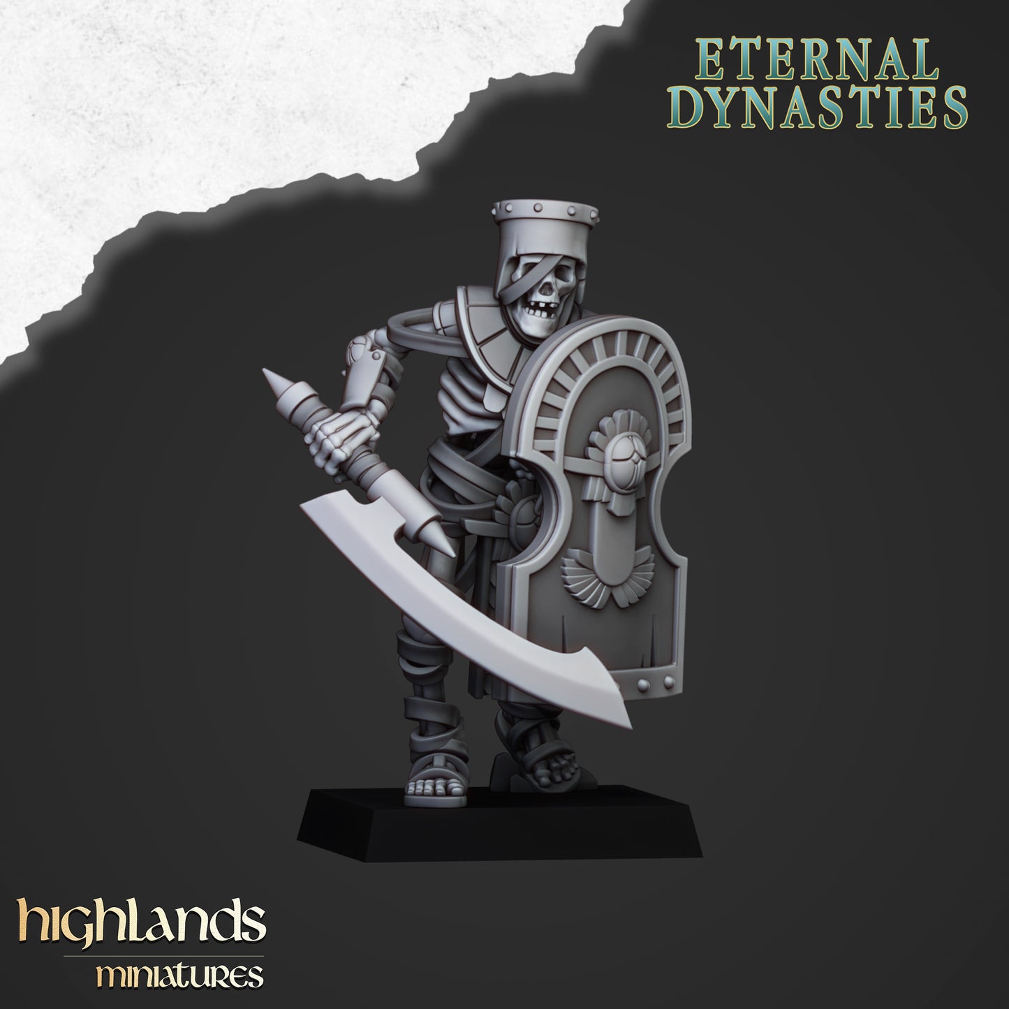 Ancient Guard with Swords - Eternal Dynasties - Highlands Miniatures