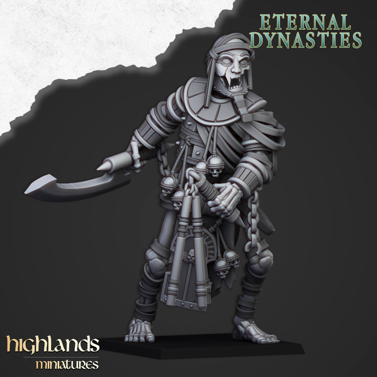 Ancient Skeletal Colossi - Eternal Dynasties - Highlands Miniatures (Colossus)