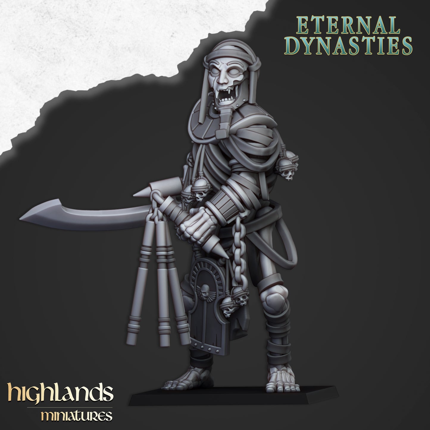 Ancient Skeletal Colossi - Eternal Dynasties - Highlands Miniatures (Colossus)