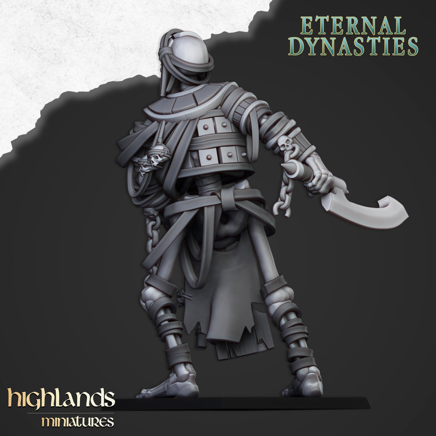 Ancient Skeletal Colossi - Eternal Dynasties - Highlands Miniatures (Colossus)