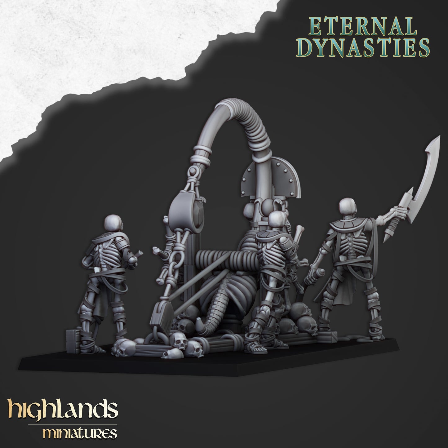 Ancient Stonethrower - Eternal Dynasties - Highlands Miniatures