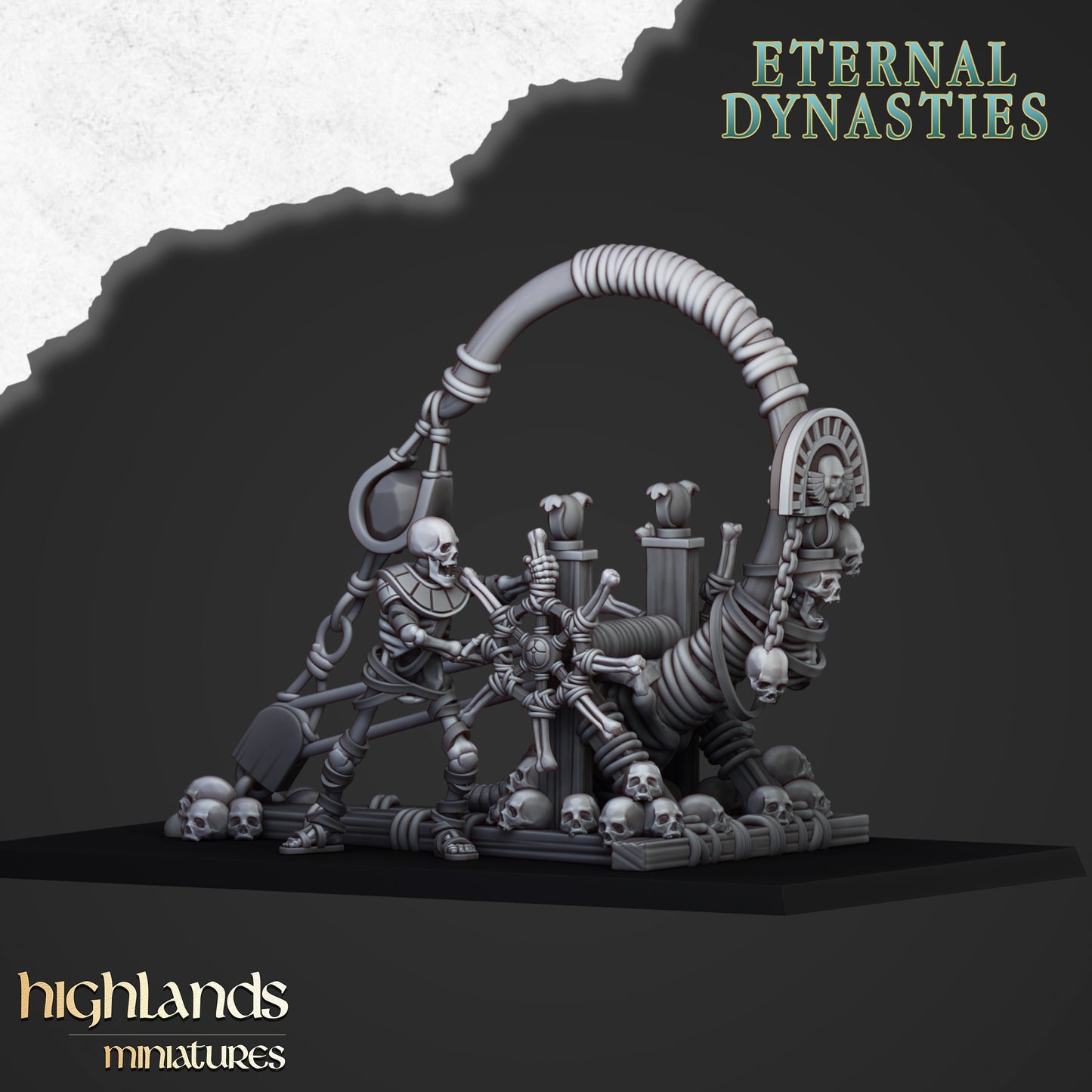 Ancient Stonethrower - Eternal Dynasties - Highlands Miniatures