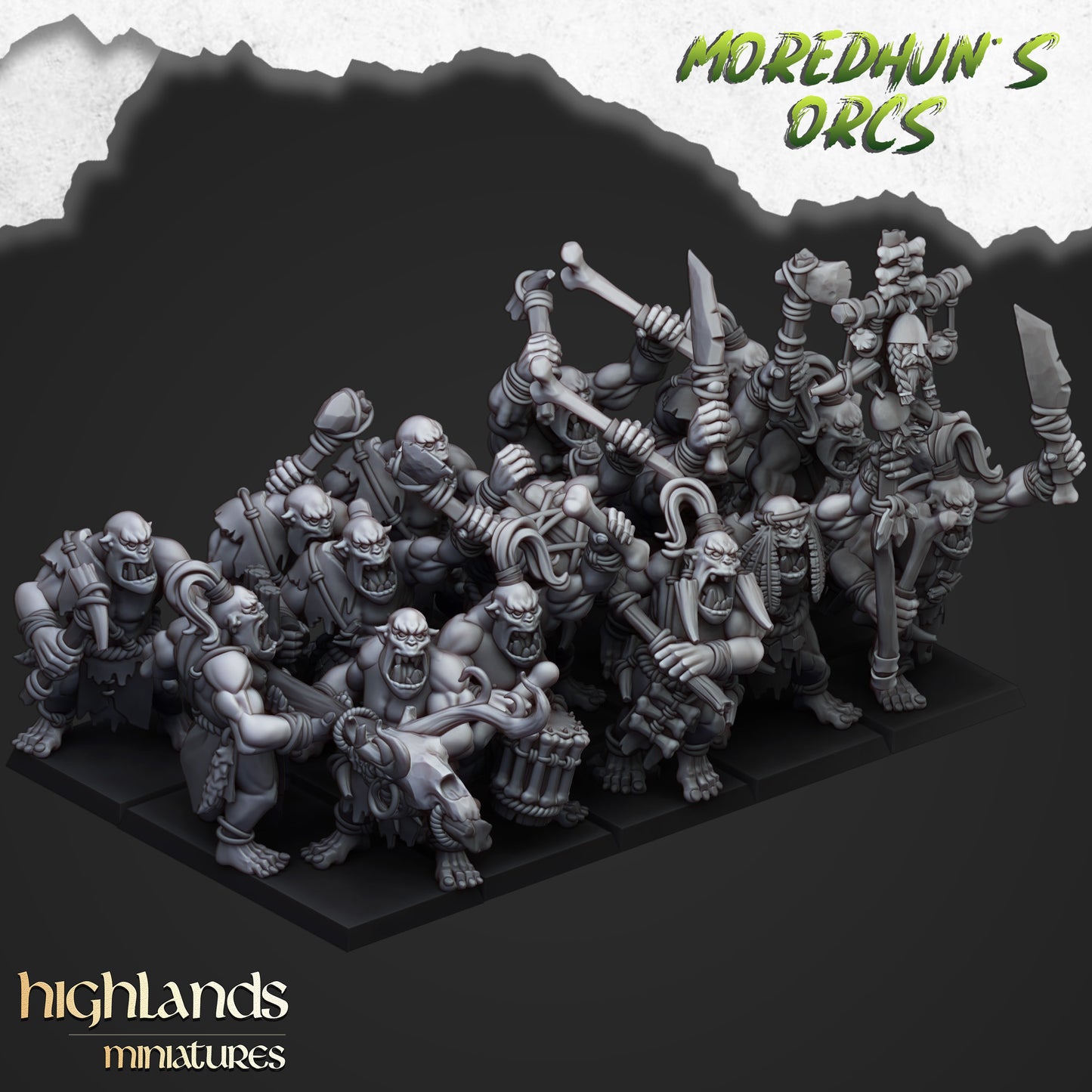 Höhlenorks - Highlands Miniatures