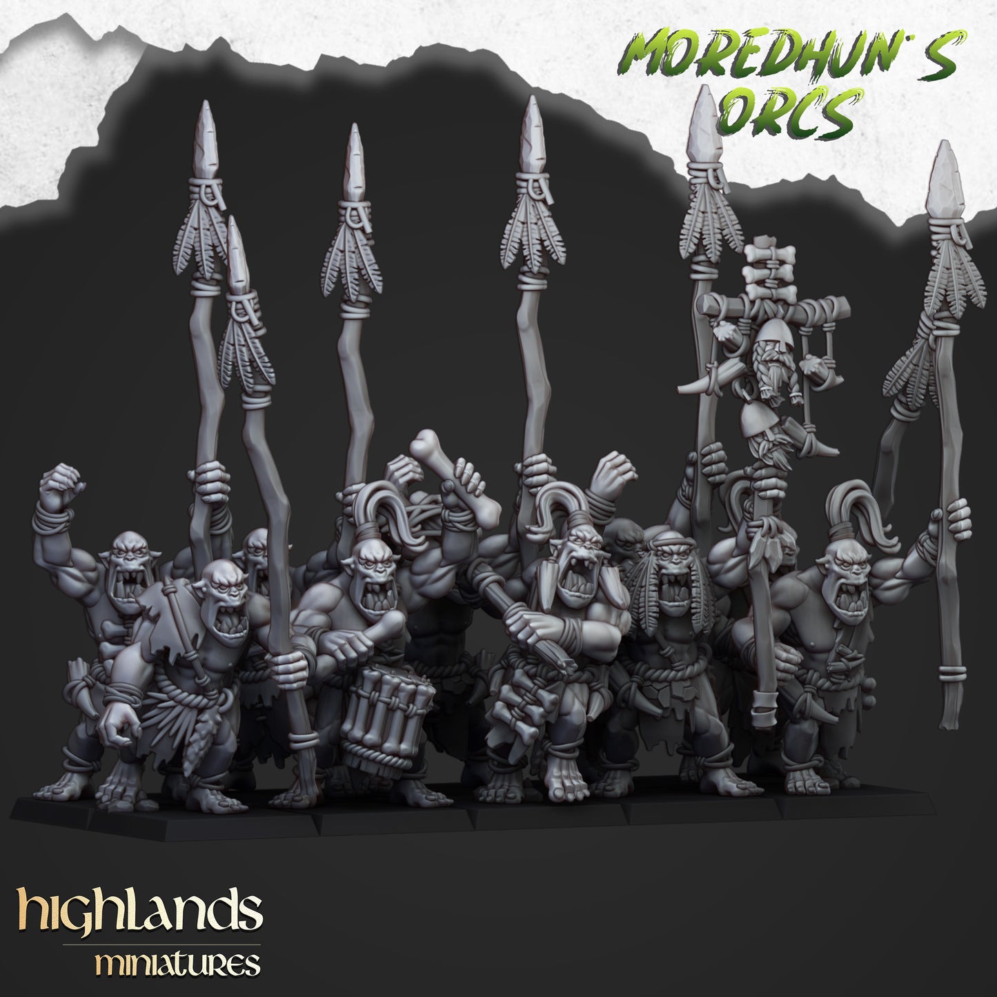 Orques des cavernes - Miniatures des Highlands