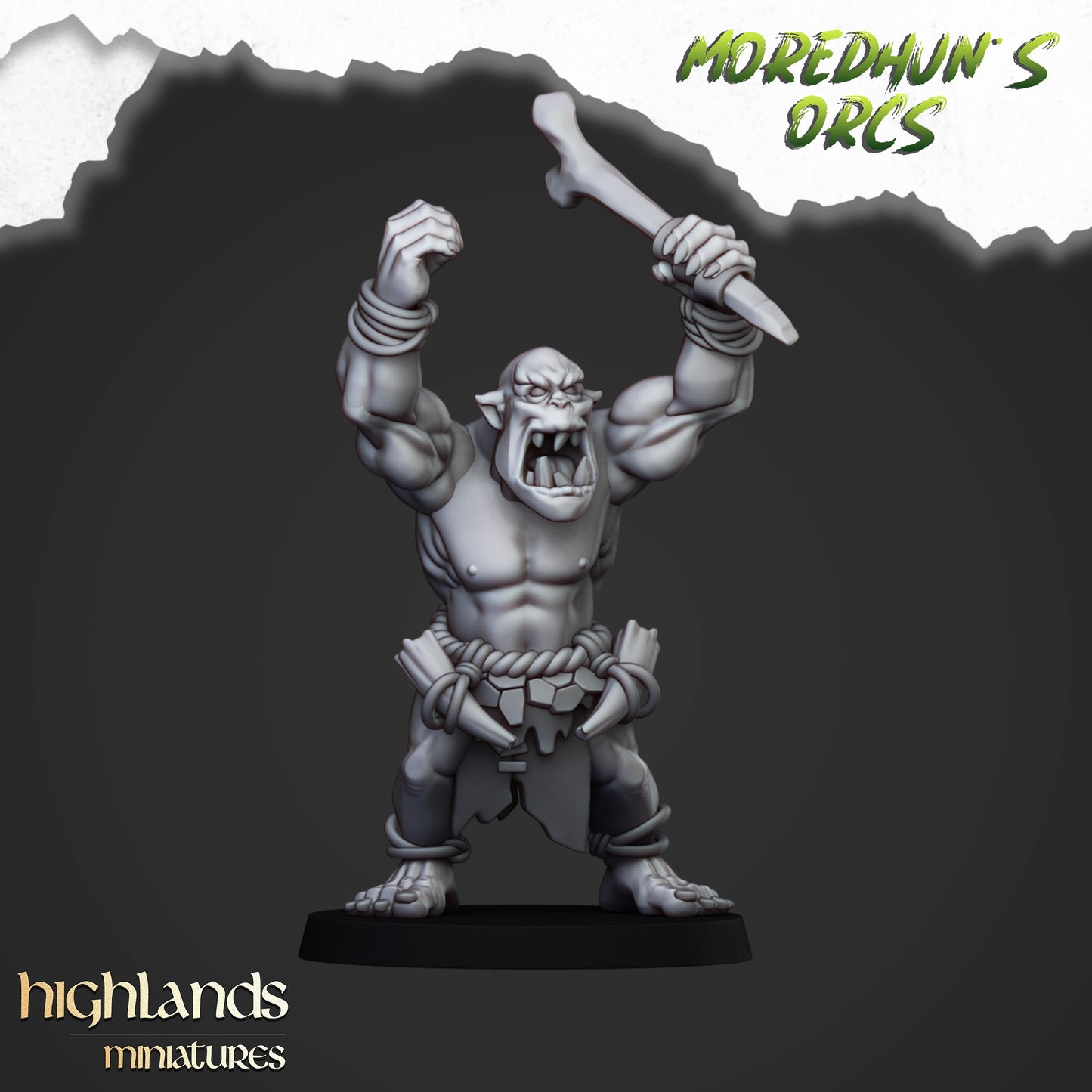 Orques des cavernes - Miniatures des Highlands