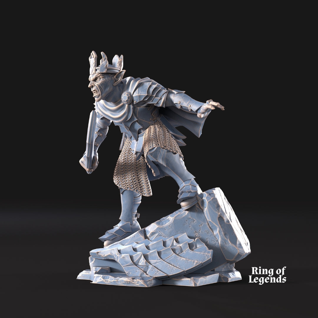 Drolok, Crown Master (Goblin of the Cave King) - Ring of Legends - Davale Games