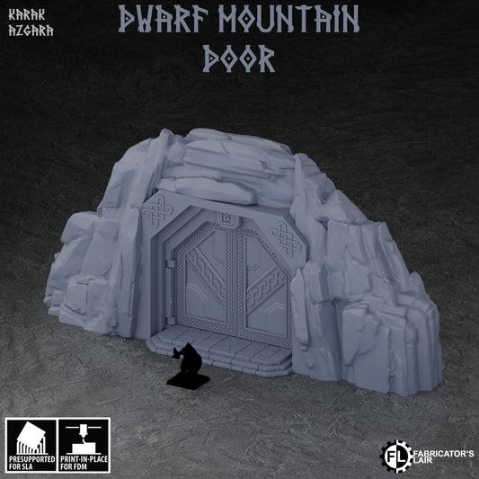 Dwarf Mountain Door / Gate Entrance - Scenery - Karak Azgara - Fabricator's Lair