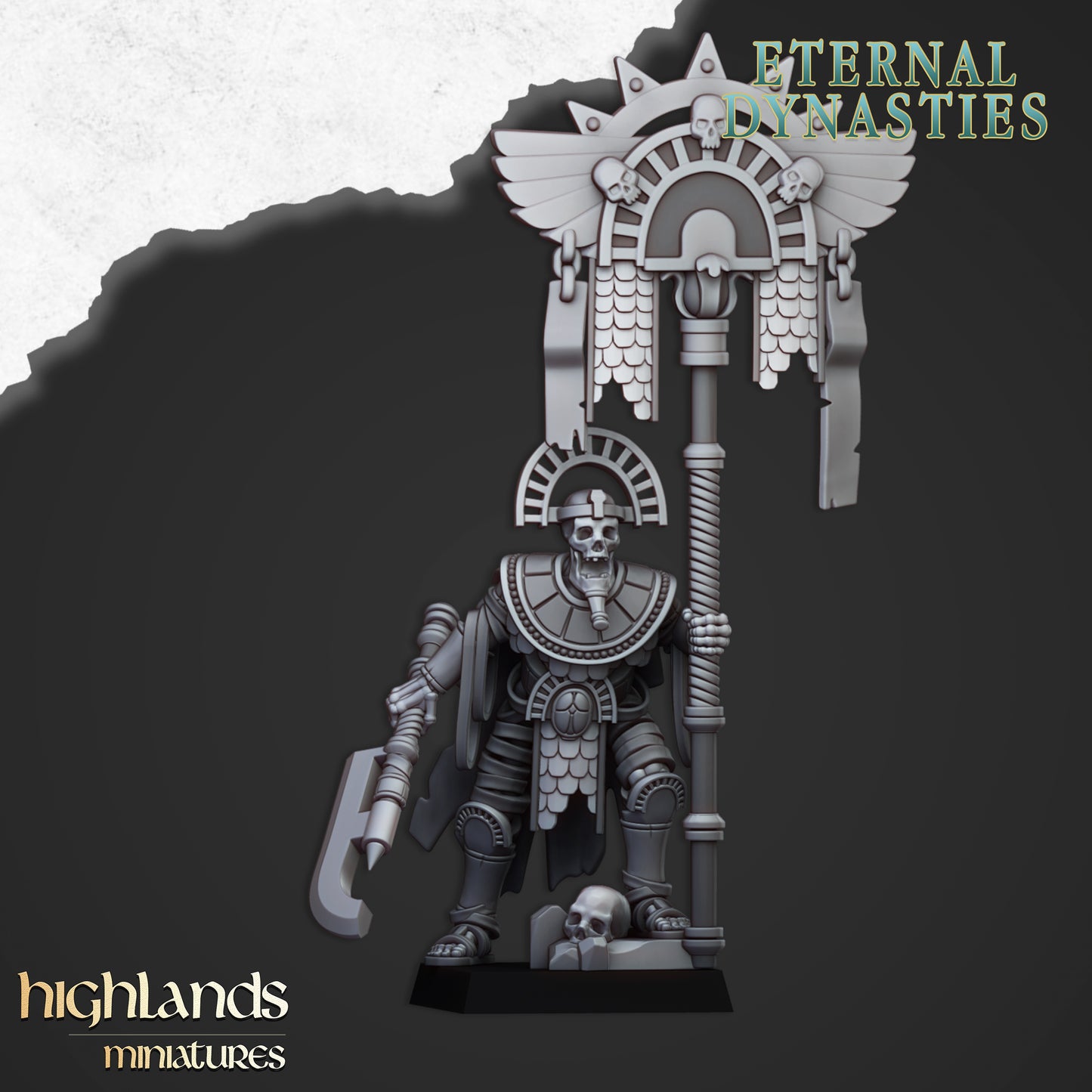 Eternal Pharaoh's Banner - Eternal Dynasties - Highlands Miniatures