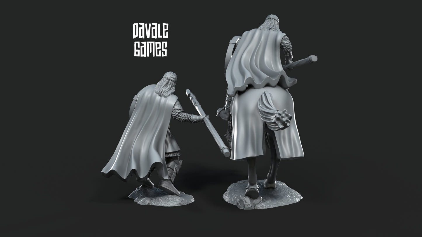 Erwin the Son on Foot and Mounted - Davale Games