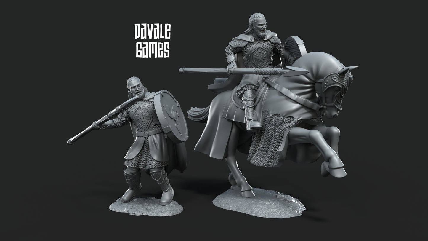 Erwin the Son on Foot and Mounted - Davale Games