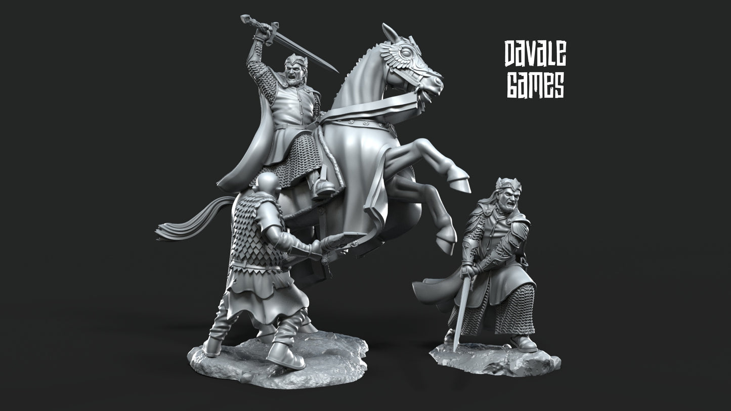 Haut Roi du Château Gris à Pied et à Cheval - Davale Games