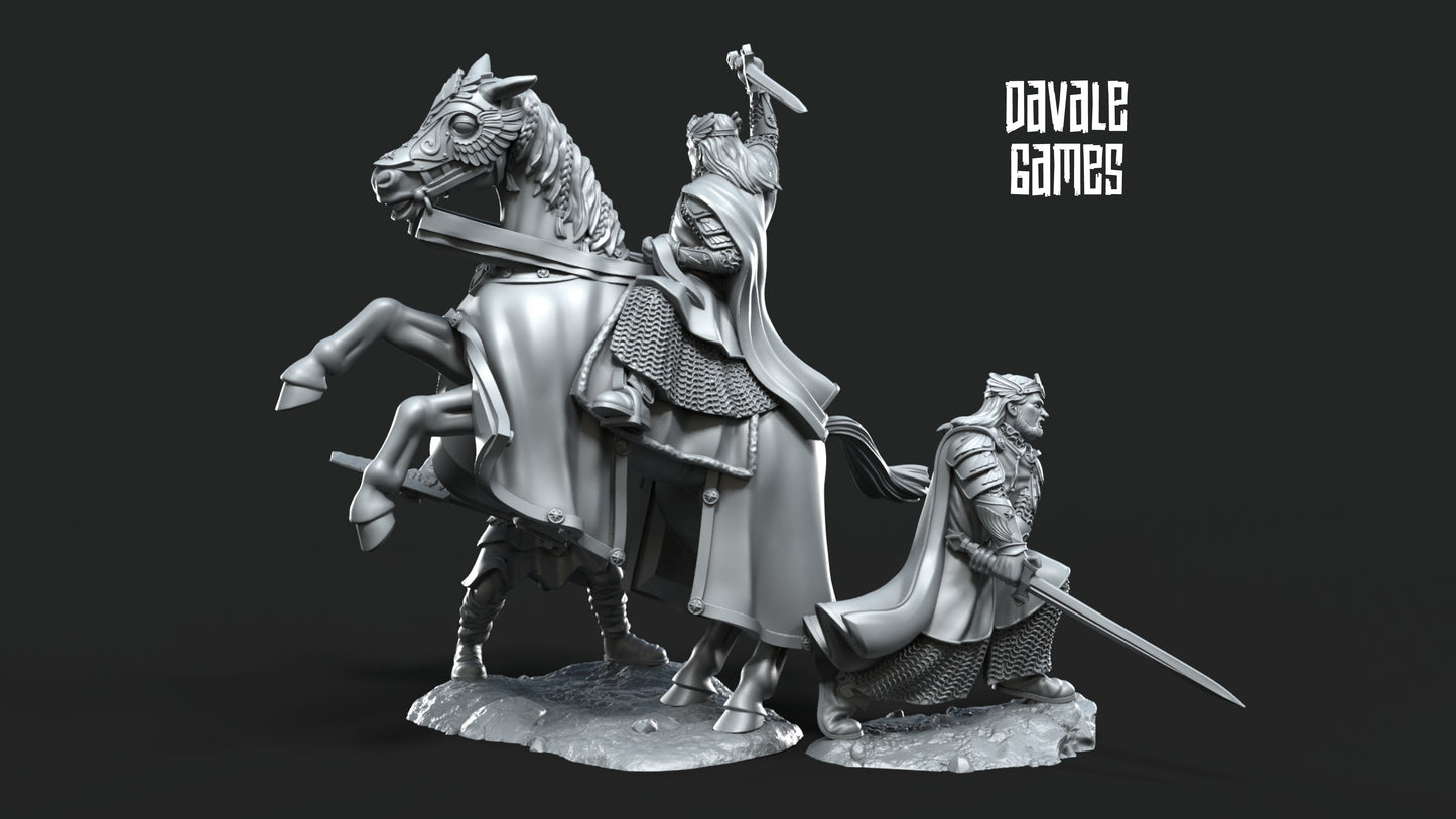 High King of Grey Castle on Foot and Mounted - Davale Games