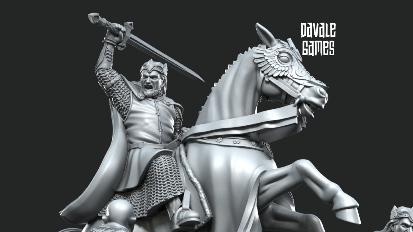 High King of Grey Castle on Foot and Mounted - Davale Games