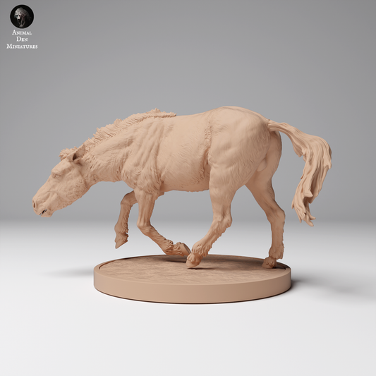 Przewalski's Horse Running - Animal Den Miniatures