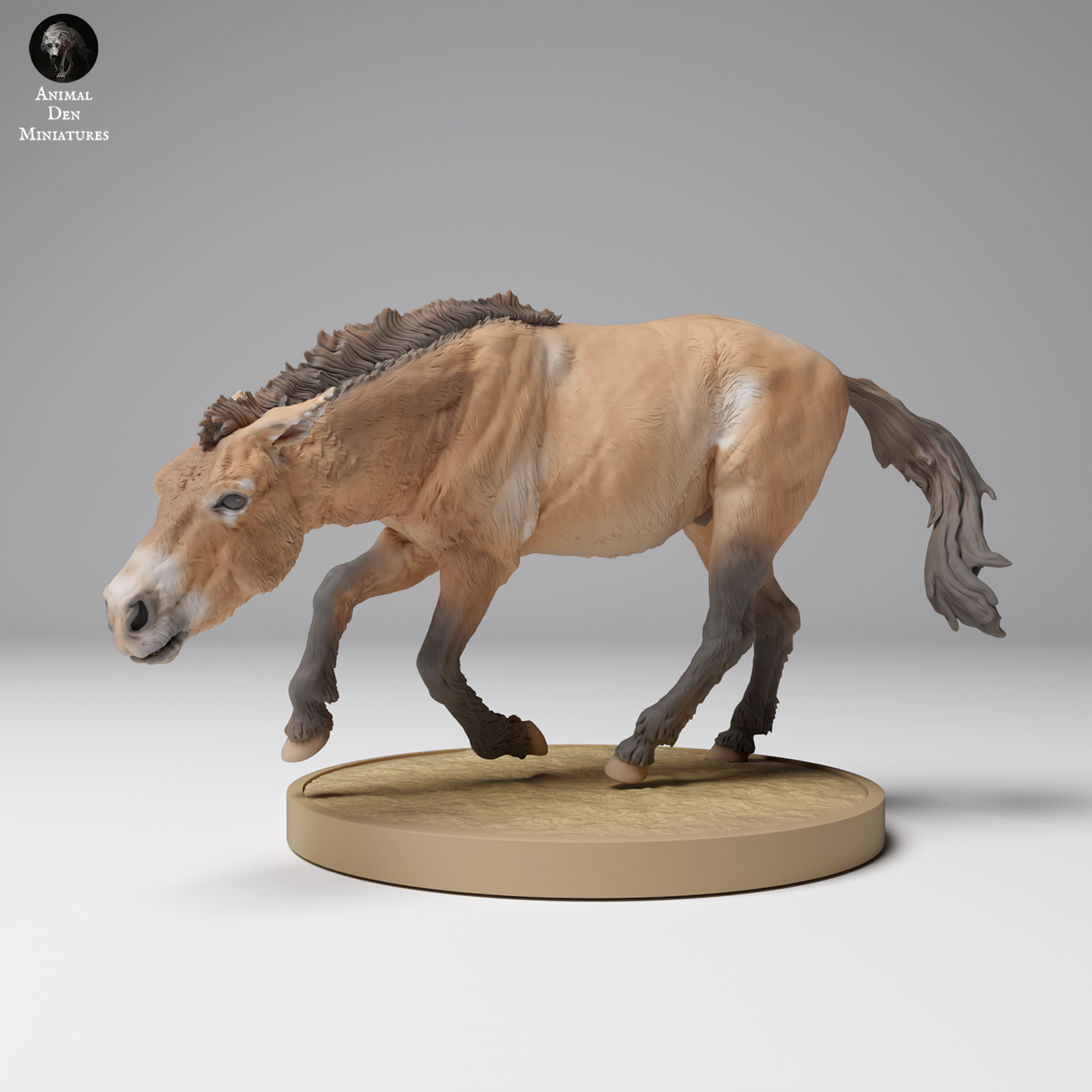 Przewalski's Horse Running - Animal Den Miniatures