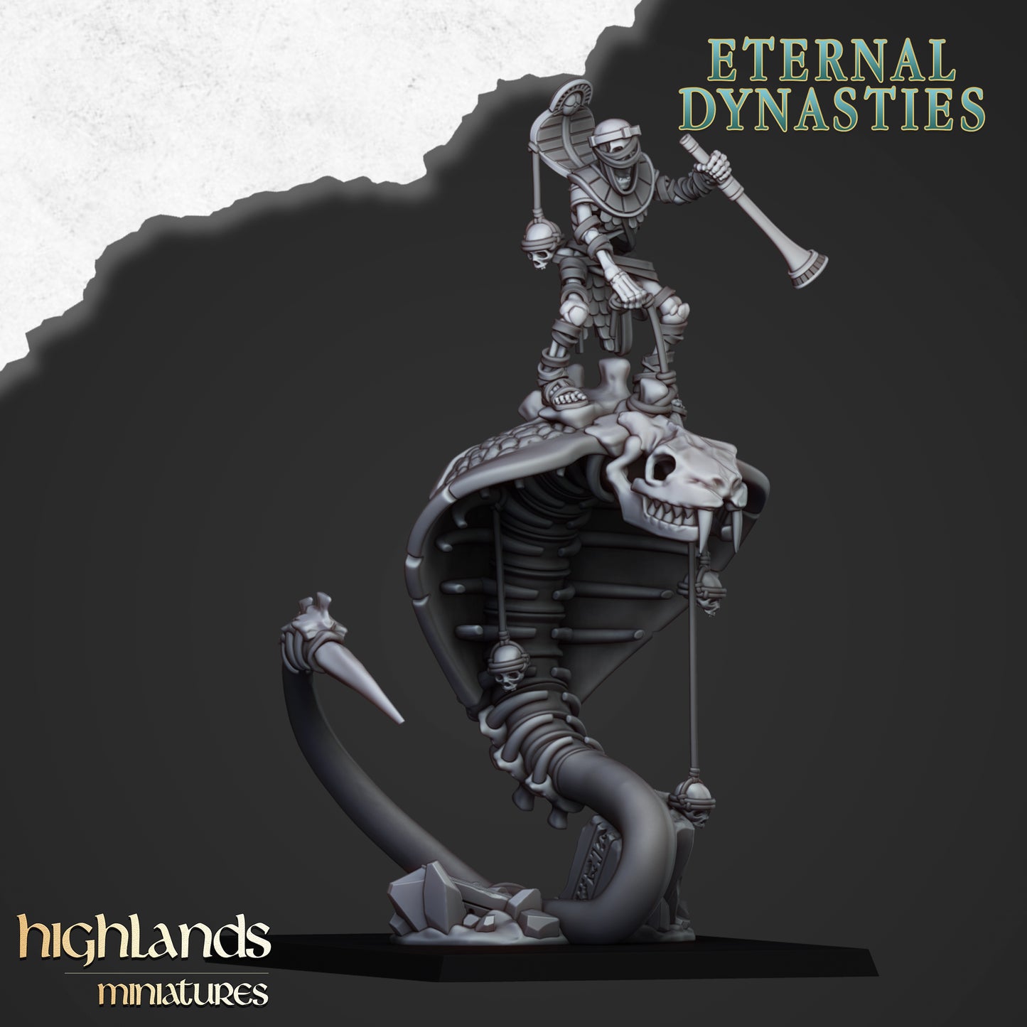 Mounted Ancient Guard - Eternal Dynasties - Highlands Miniatures