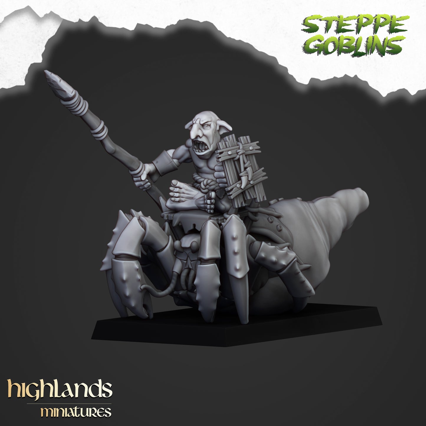 Berittene Küstengoblins - Highlands Miniatures