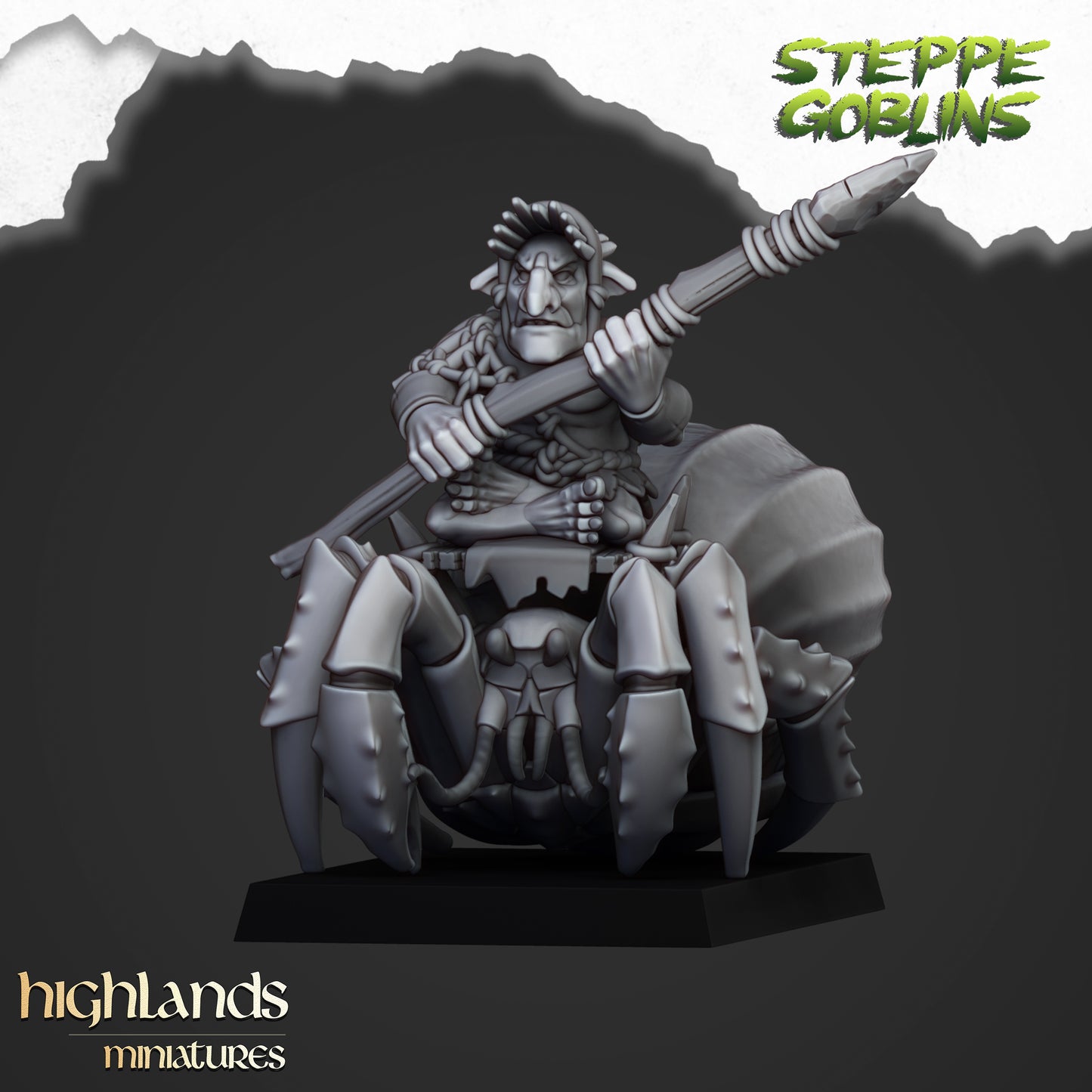 Mounted Coast Goblins - Highlands Miniatures