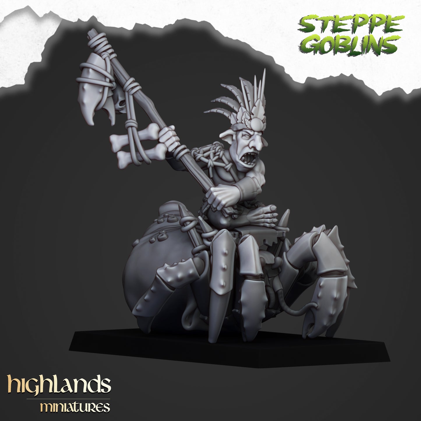 Berittene Küstengoblins - Highlands Miniatures