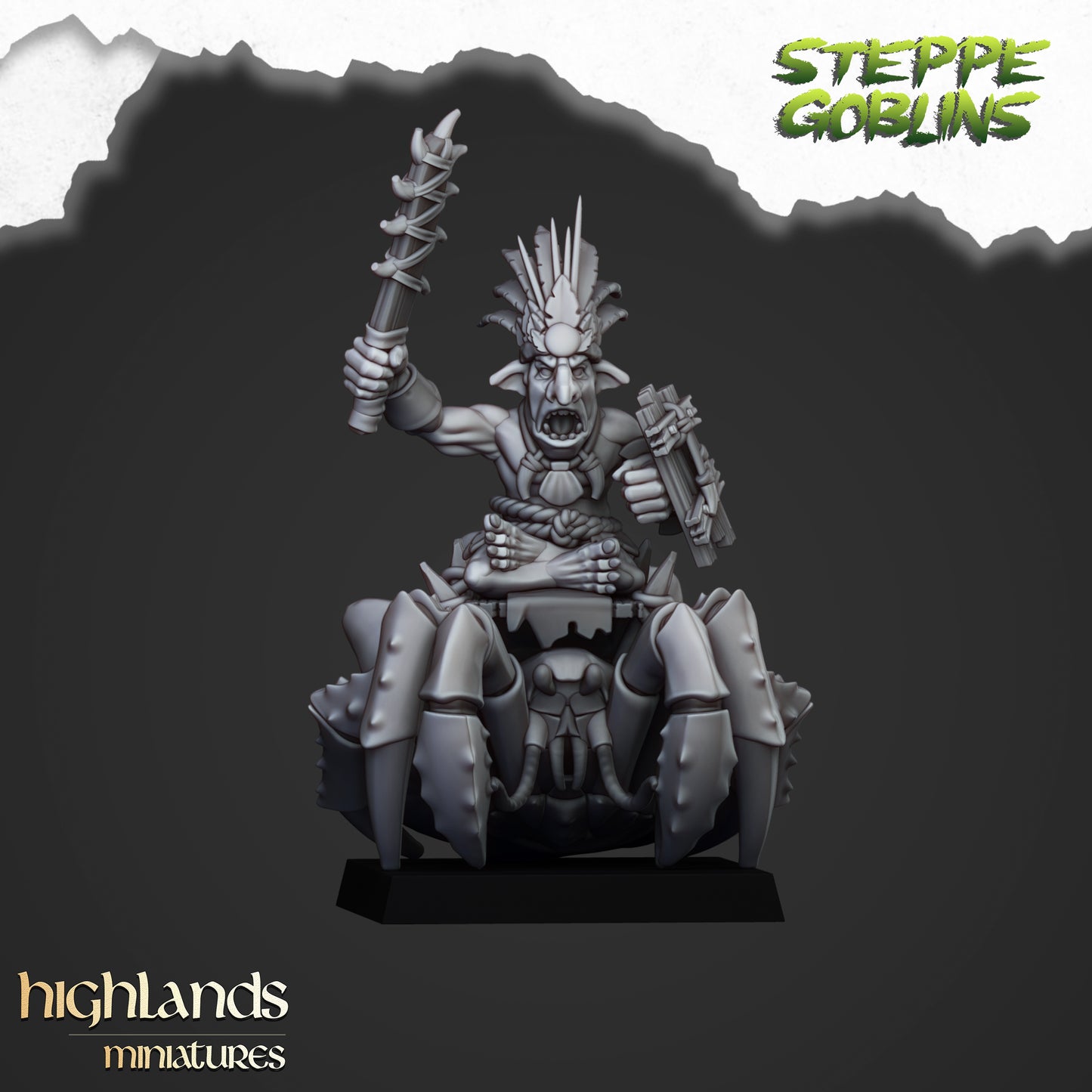 Berittene Küstengoblins - Highlands Miniatures