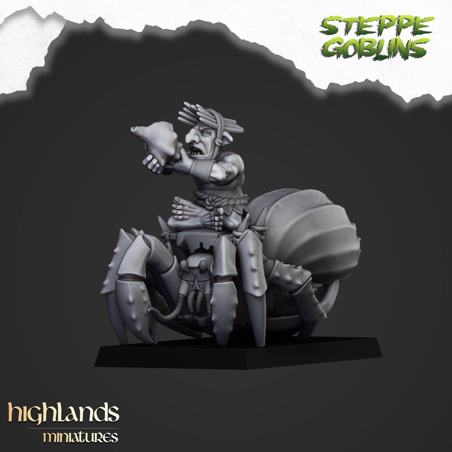 Mounted Coast Goblins - Highlands Miniatures