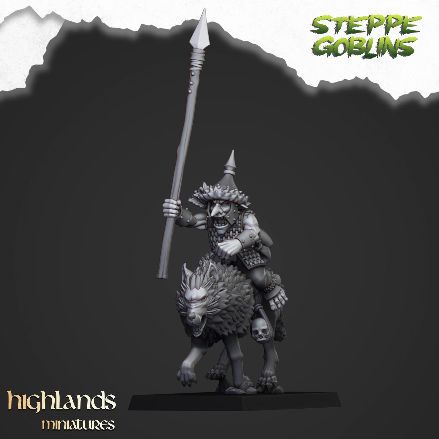 Berittene Steppenkobolde - Highlands Miniatures