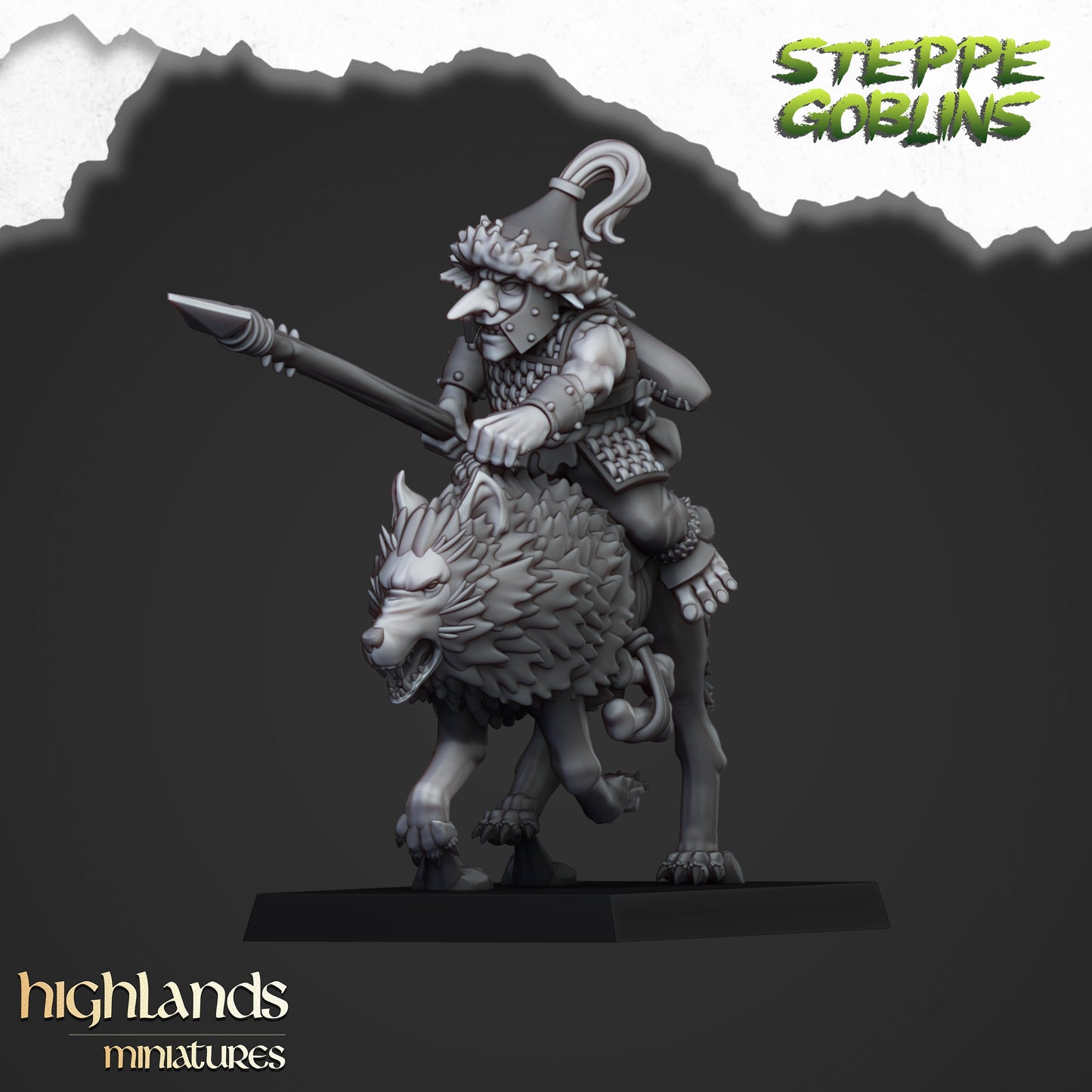 Berittene Steppenkobolde - Highlands Miniatures