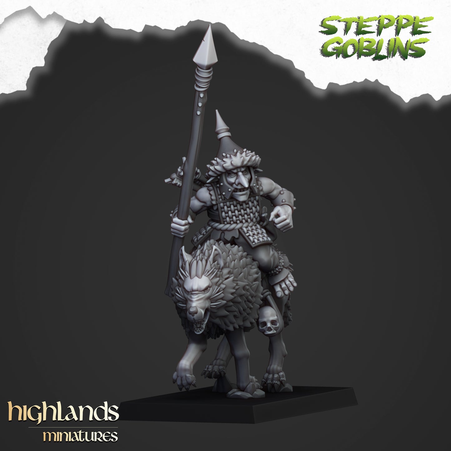 Berittene Steppenkobolde - Highlands Miniatures