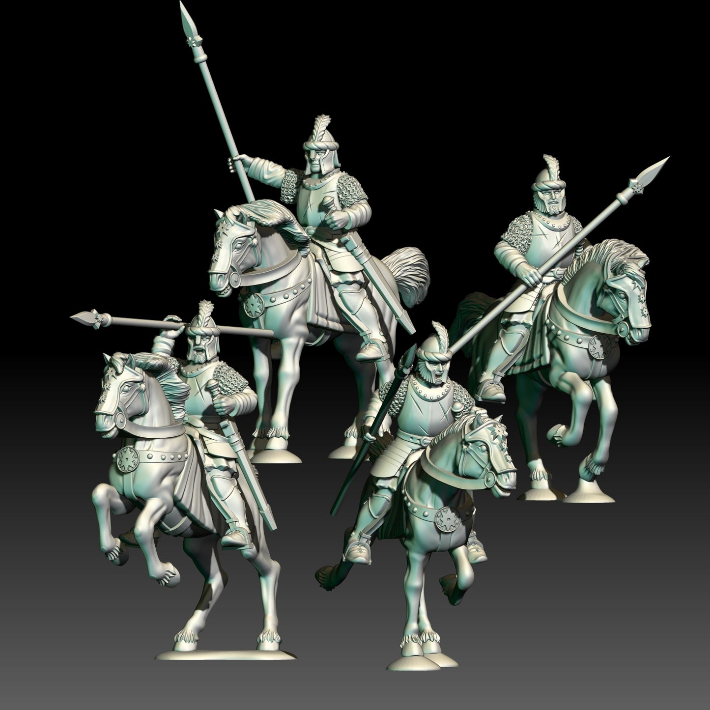 4x Northern Knights - KzK Minis