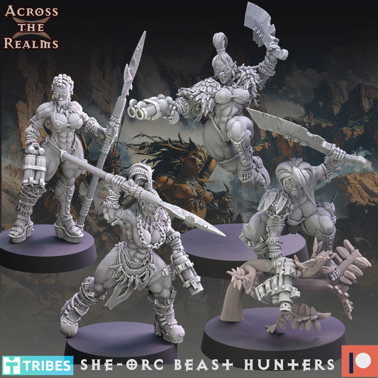 She-Orc Beast Hunters - Across the Realms