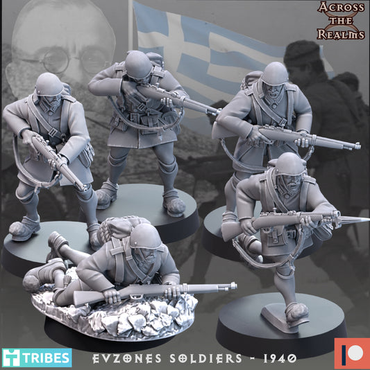 1940 Evzones Soldiers - Across the Realms