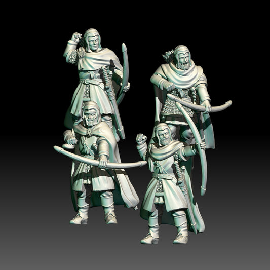 4x Rangers with Bows - KzK Minis