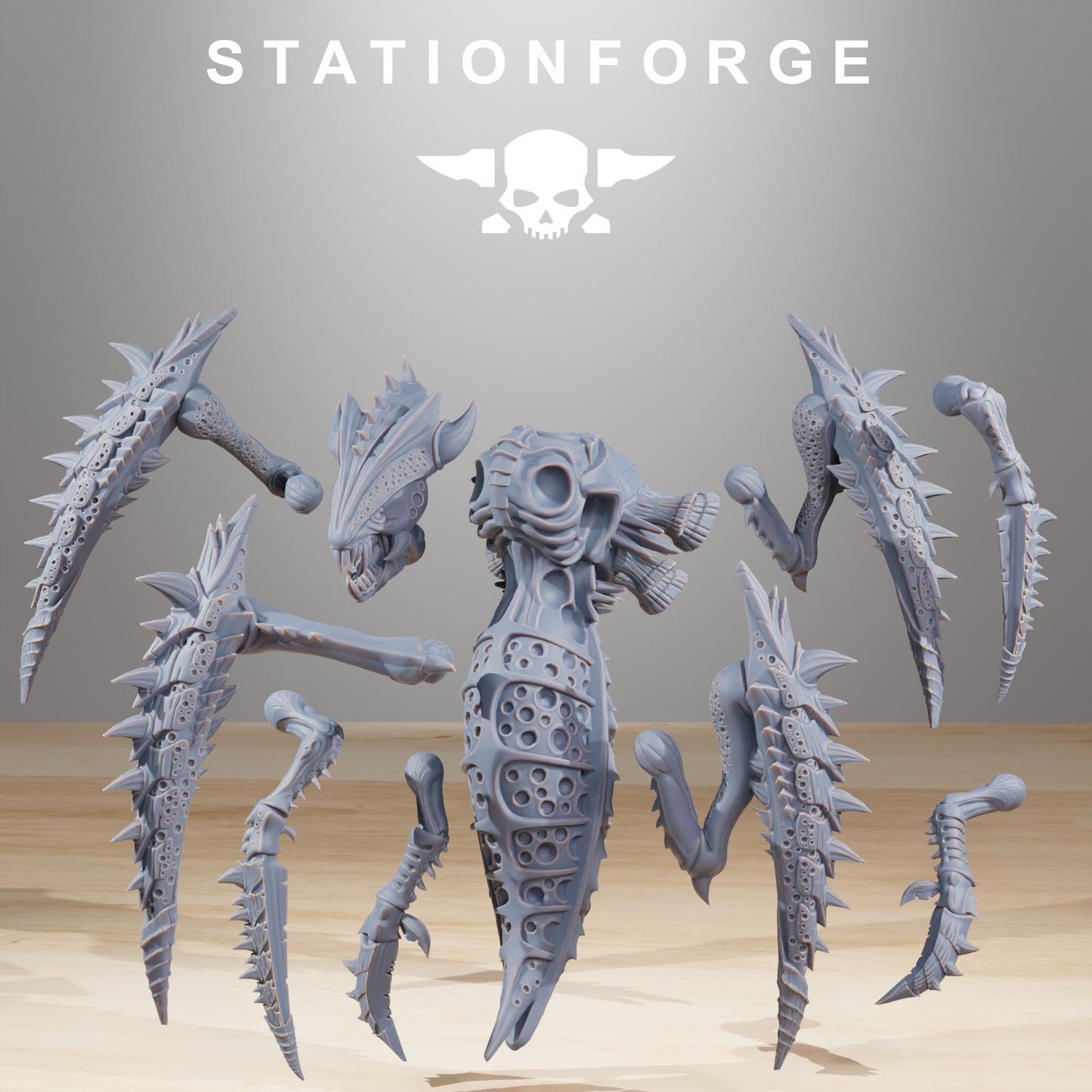 Les chenilles Xenarid - Station Forge