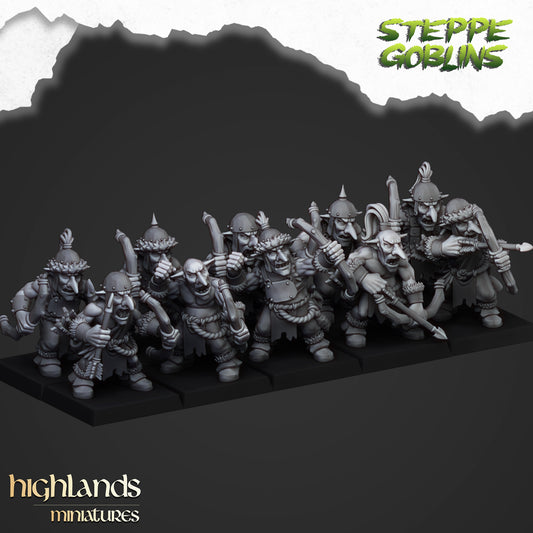 Archers gobelins des steppes - Highlands Miniatures