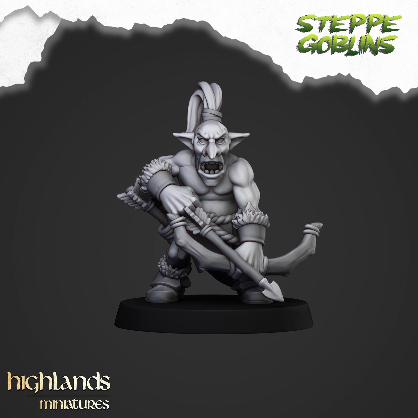 Steppe Goblins Archers - Highlands Miniatures