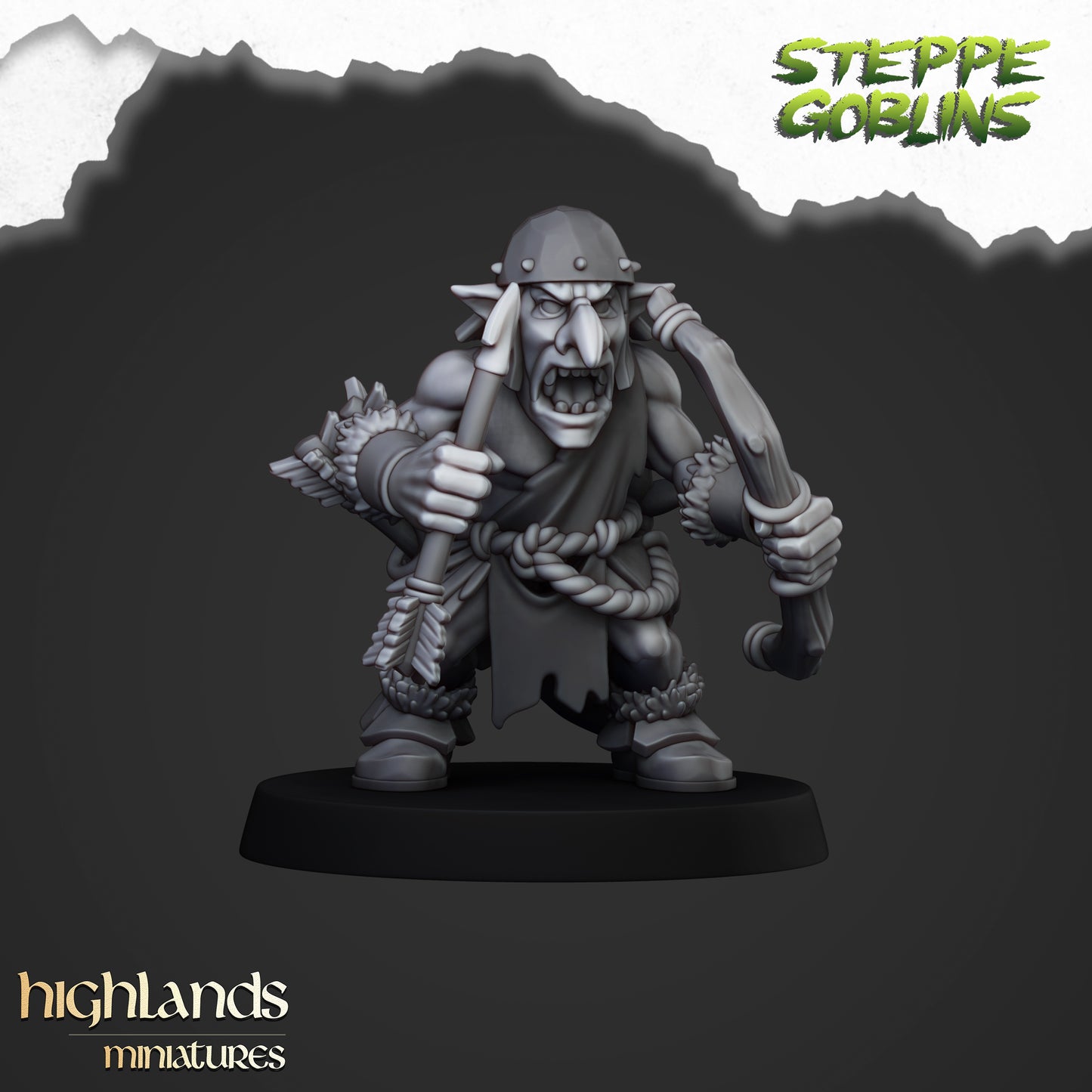 Steppe Goblins Archers - Highlands Miniatures