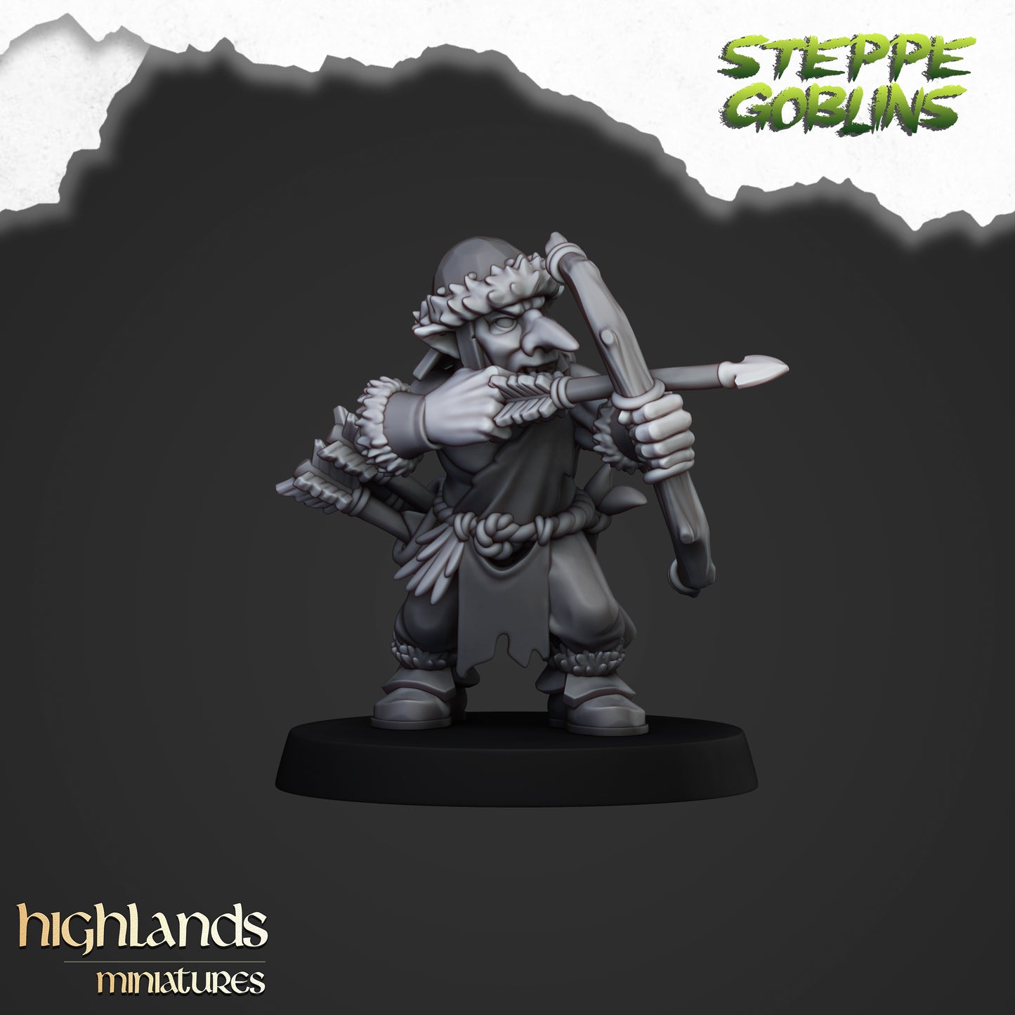 Steppe Goblins Archers - Highlands Miniatures