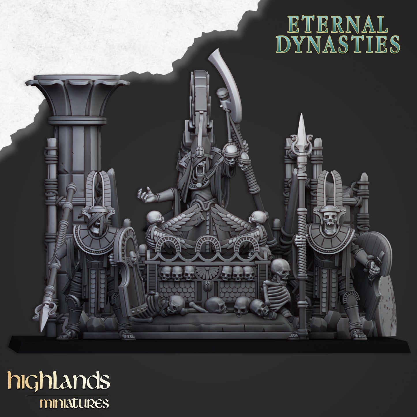 Pharaoh Funeral Ship - Eternal Dynasties - Highlands Miniatures