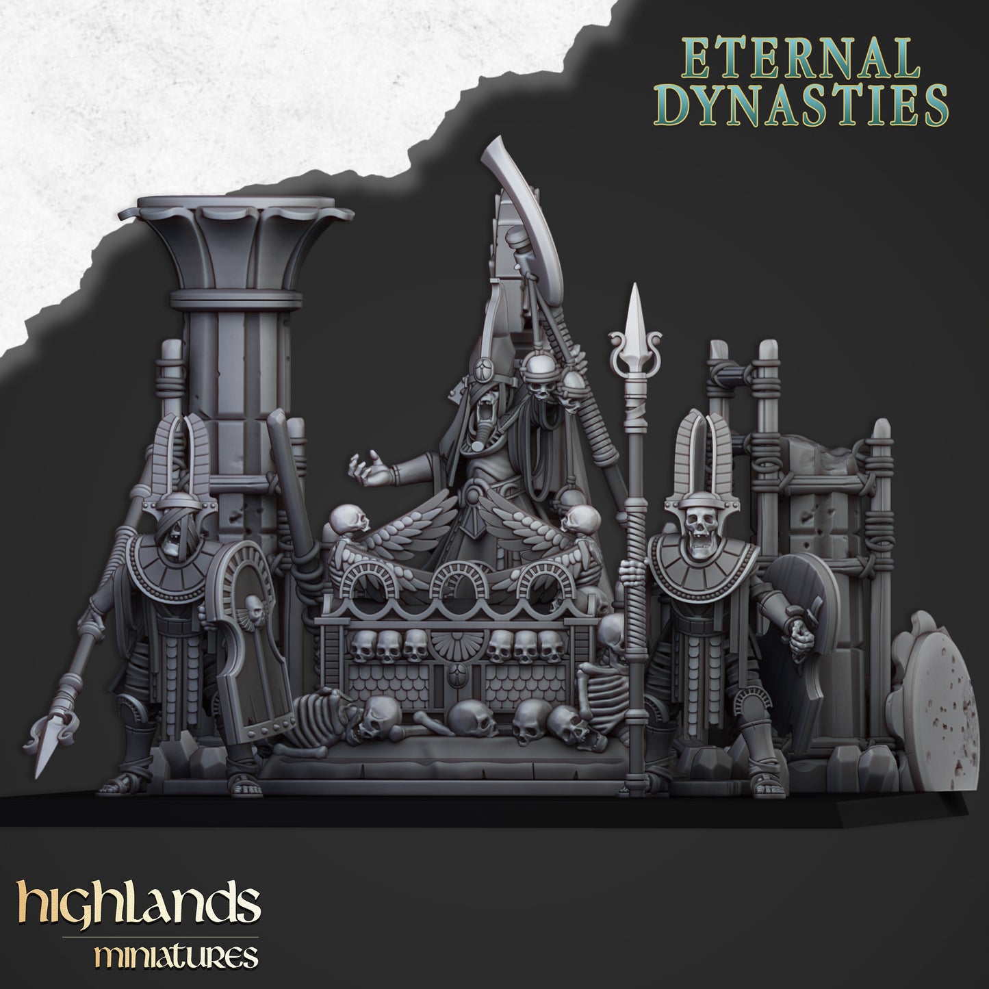 Pharaoh Funeral Ship - Eternal Dynasties - Highlands Miniatures