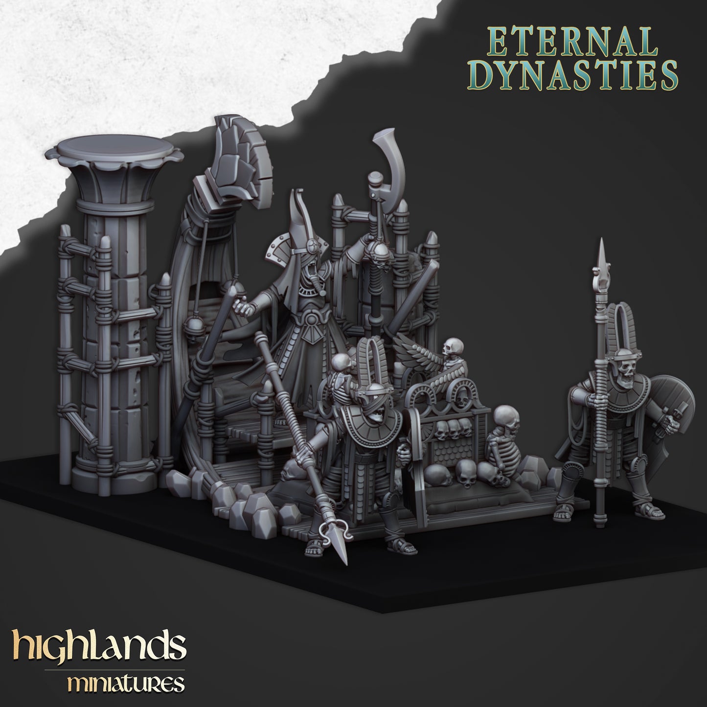 Pharaoh Funeral Ship - Eternal Dynasties - Highlands Miniatures