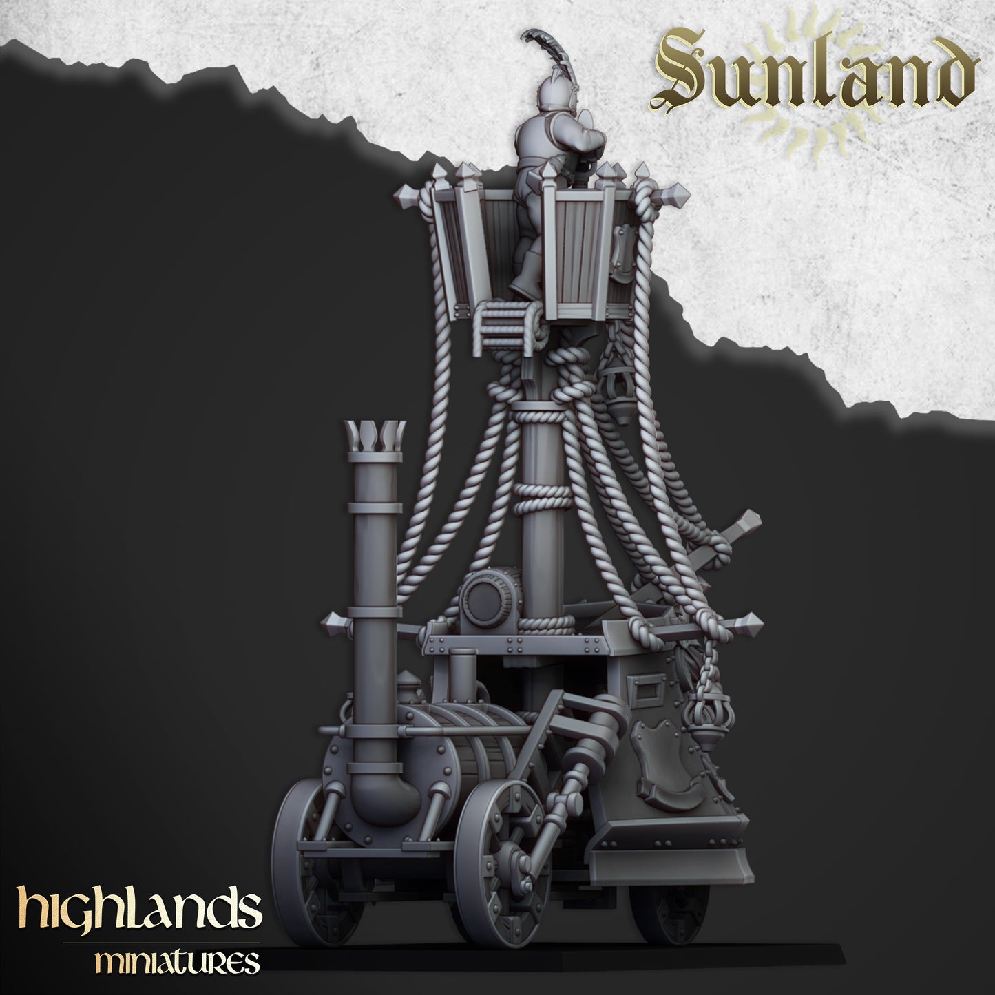 Sunland Ironclad Landship - Highlands Miniatures