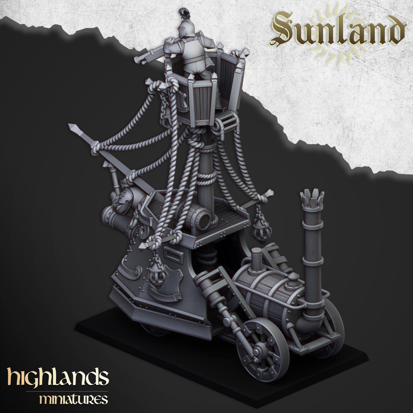 Vaisseau terrestre blindé Sunland - Highlands Miniatures