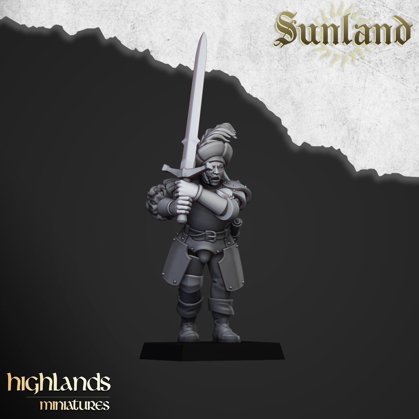 Landsknecht du Pays du Soleil - Highlands Miniatures